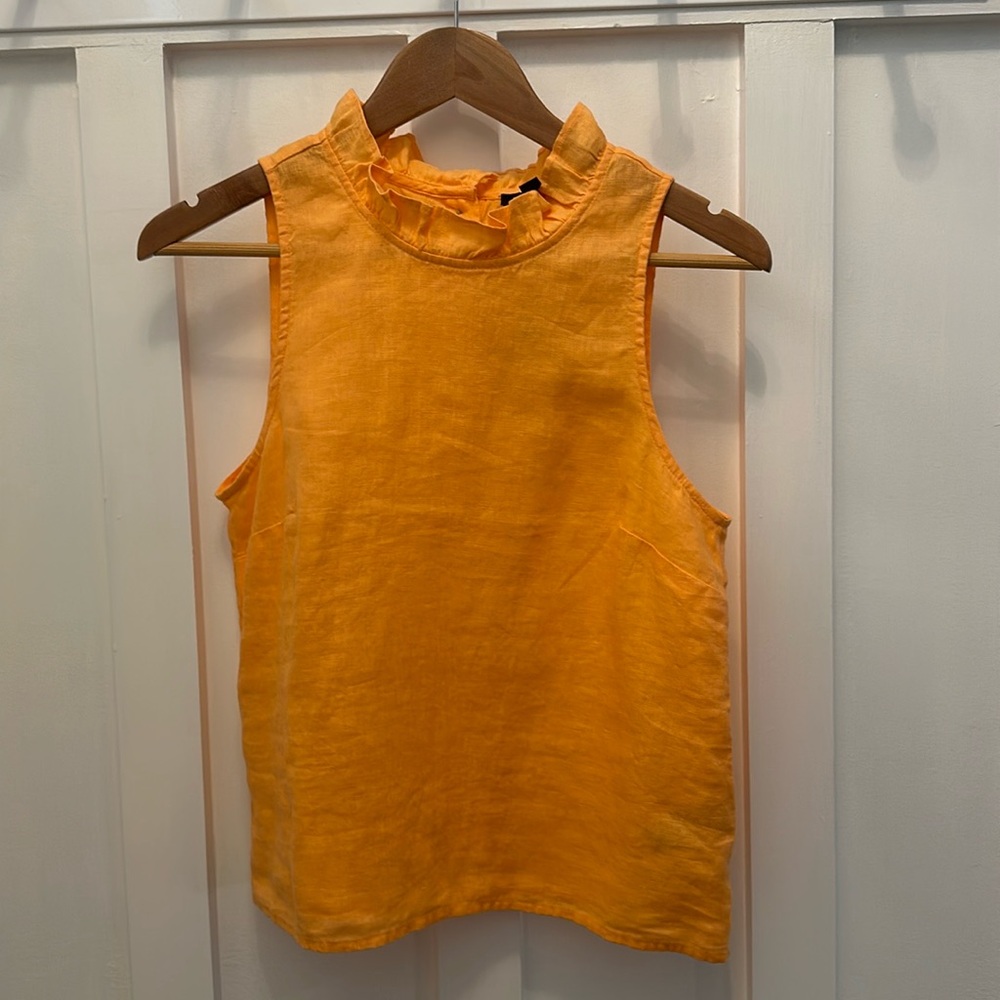 Orange J Crew Top